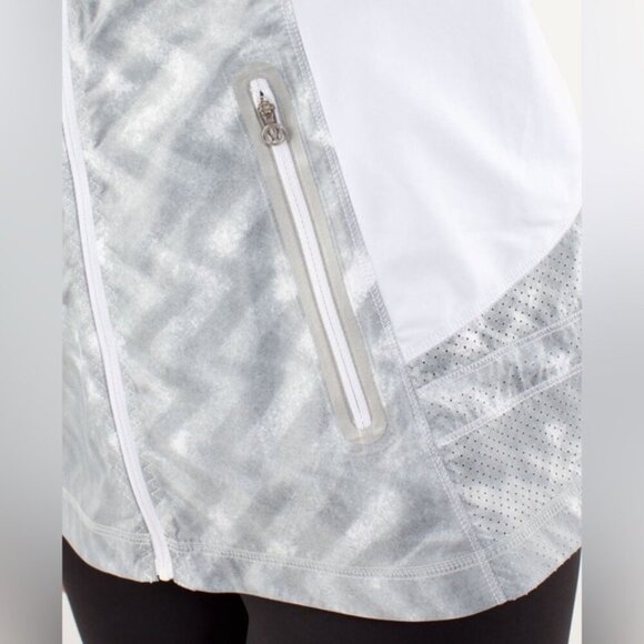 NEW Lululemon Nothin' But Run Jacket blazer full zip lightweight active 10 white - Picture 6 of 8